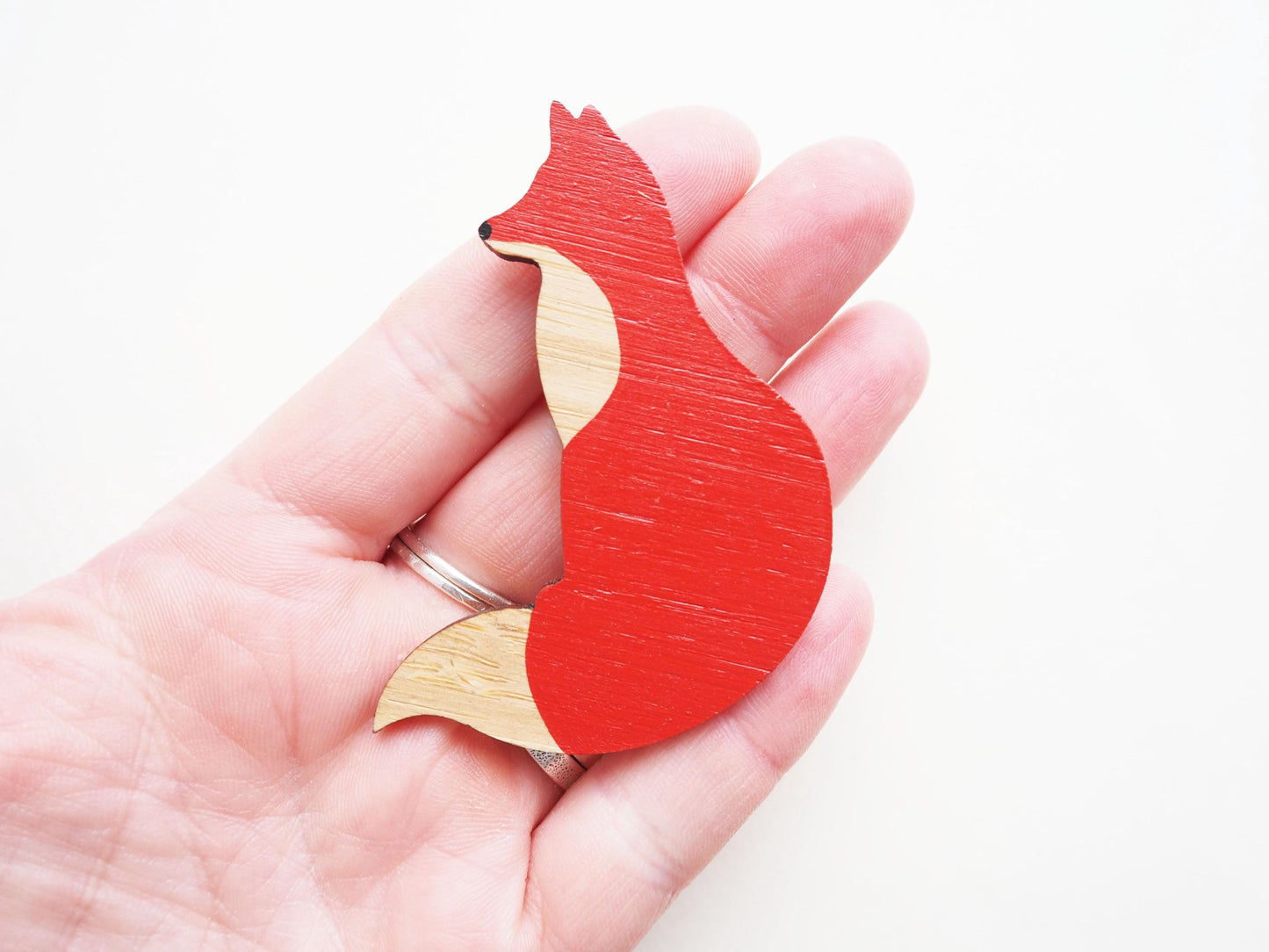 Fox Brooch, Fox Jewellery, Fox Gift, Woodland Brooch, Foxy Gifts, Animal Brooch, Laser Cut Brooch