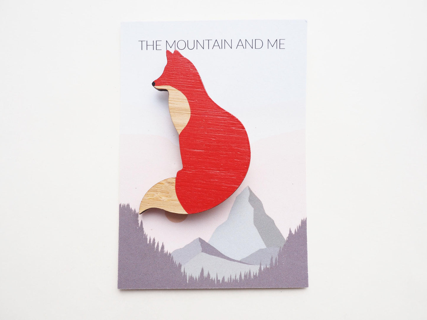 Fox Brooch, Fox Jewellery, Fox Gift, Woodland Brooch, Foxy Gifts, Animal Brooch, Laser Cut Brooch