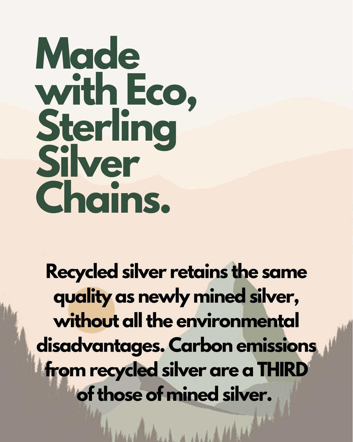 Robin Sterling Silver Necklace, Eco Friendly Sustainable Gift, Bird Gifts
