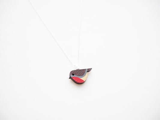 Robin Sterling Silver Necklace, Eco Friendly Sustainable Gift, Bird Gifts
